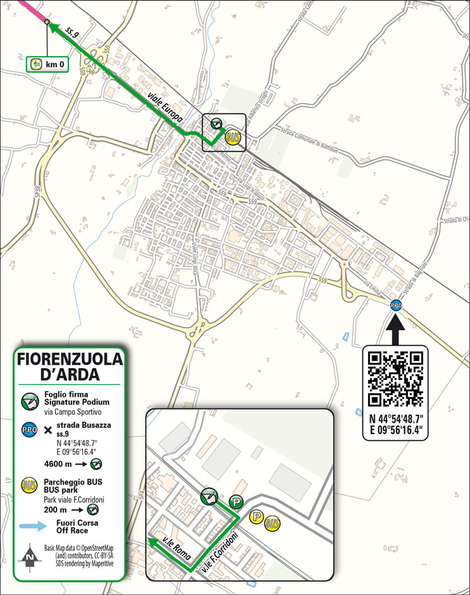 Partenza/Start Tappa 1 Giro Next Gen 2025