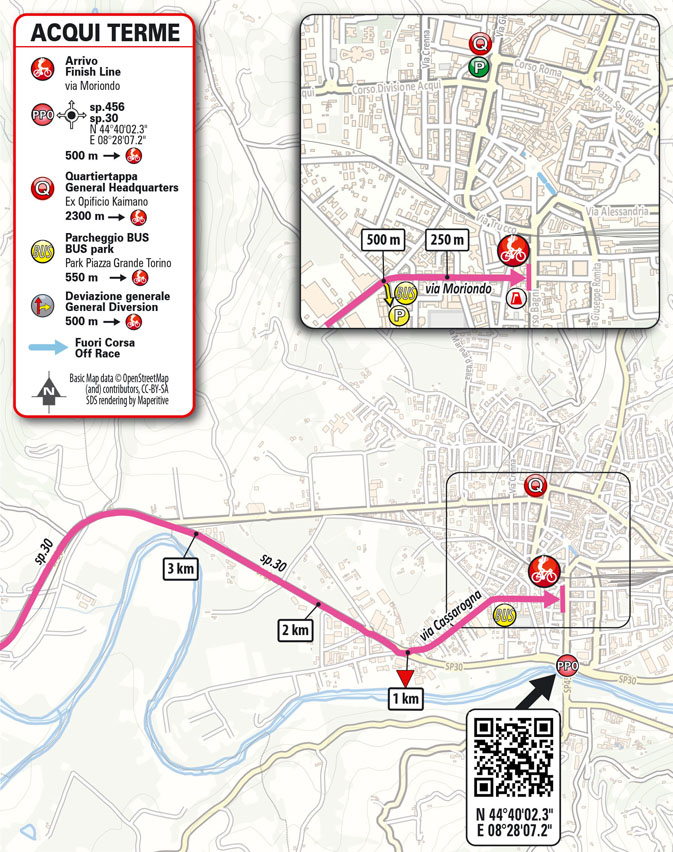Arrivo/Finish Tappa 1 Giro Next Gen 2025