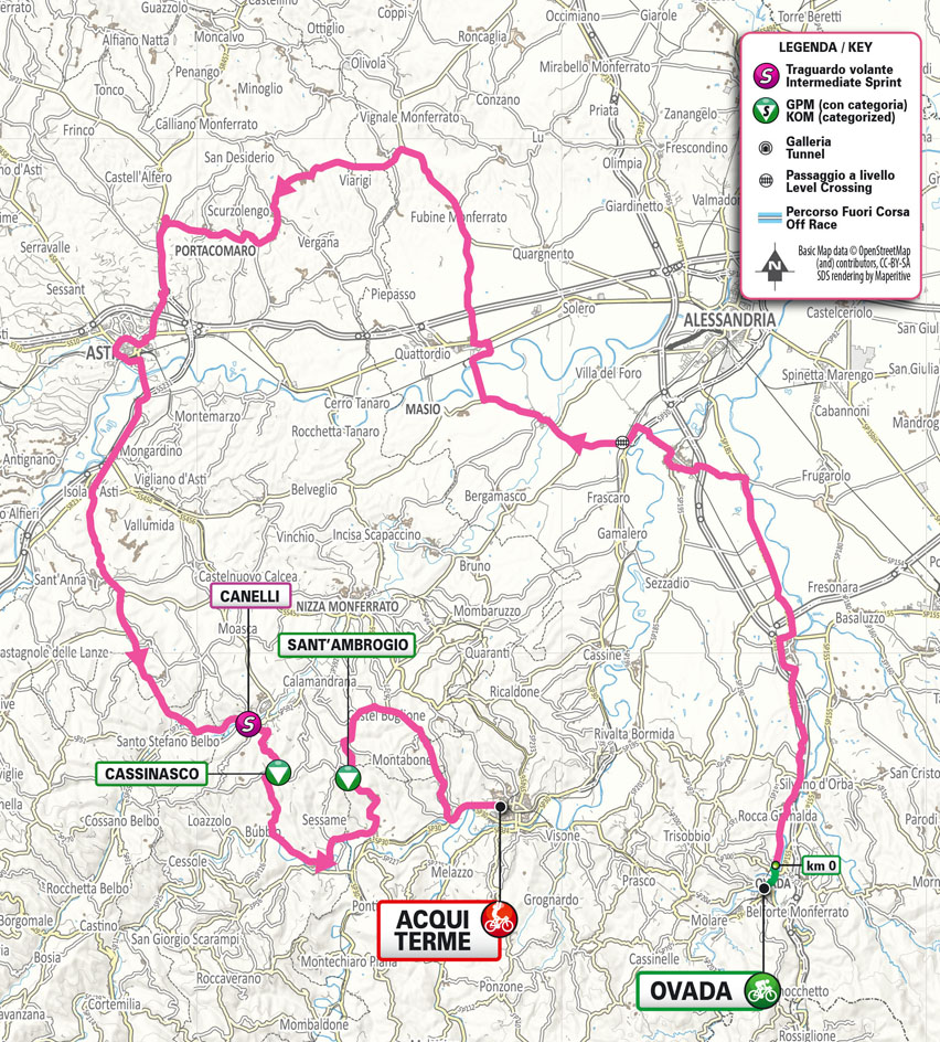 Planimetria/Map tappa 3 Giro Next Gen 2025